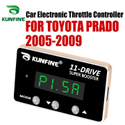 KUNFINE Car Electronic Throttle Controller Racing Accelerator Potent Booster For TOYOTA PRADO 2005-2009 PETROL DIESEL