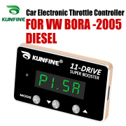 KUNFINE Car Electronic Throttle Controller Racing Accelerator Potent Booster For VW BORA -2005 PETROL DIESEL