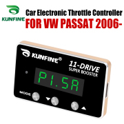 KUNFINE Car Electronic Throttle Controller Racing Accelerator Potent Booster For VW PASSAT 2006- After PETROL DIESEL