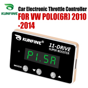 KUNFINE Car Electronic Throttle Controller Racing Accelerator Potent Booster For VW POLO(6R) 2010-2014 PETROL DIESEL
