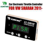KUNFINE Car Electronic Throttle Controller Racing Accelerator Potent Booster For VW SHARAN 2011- After PETROL DIESEL