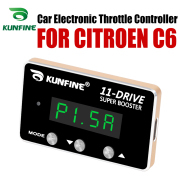 For CITROEN C6 DS6 SEGA C5 2008- After KUNFINE Car Electronic Throttle Controller Racing Accelerator Potent Booster PETROL DIESEL