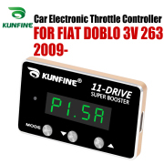 For FIAT DOBLO 3V 263 2009- After KUNFINE Car Electronic Throttle Controller Racing Accelerator Potent Booster PETROL DIESEL