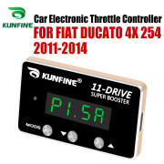 For FIAT DUCATO 4X 254 2011-2014 KUNFINE Car Electronic Throttle Controller Racing Accelerator Potent Booster PETROL DIESEL