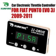 For FIAT PUNTO EVO 3J 2009-2011 KUNFINE Car Electronic Throttle Controller Racing Accelerator Potent Booster PETROL DIESEL