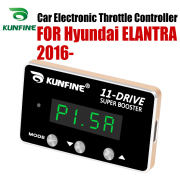 KUNFINE Car Electronic Throttle Controller Racing Accelerator Potent Booster For Hyundai ELANTRA 2016- After PETROL DIESEL