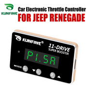 KUNFINE Car Electronic Throttle Controller Racing Accelerator Potent Booster For JEEP RENEGADE PETROL DIESEL