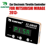 KUNFINE Car Electronic Throttle Controller Racing Accelerator Potent Booster For MITSUBISHI MIRAGE 2013- After PETROL DIESEL