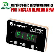 KUNFINE Car Electronic Throttle Controller Racing Accelerator Potent Booster For NISSAN ALMERA NEW PETROL DIESEL