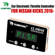 KUNFINE Car Electronic Throttle Controller Racing Accelerator Potent Booster For NISSAN KICKS 2016- After PETROL DIESEL
