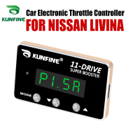 KUNFINE Car Electronic Throttle Controller Racing Accelerator Potent Booster For NISSAN LIVINA PETROL DIESEL