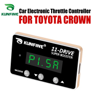KUNFINE Car Electronic Throttle Controller Racing Accelerator Potent Booster For TOYOTA CROWN PETROL DIESEL