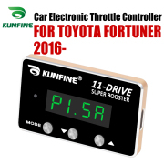 KUNFINE Car Electronic Throttle Controller Racing Accelerator Potent Booster For TOYOTA FORTUNER 2016- After PETROL DIESEL