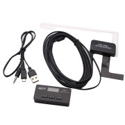 Car European DAB+ Digital Broadcast Receiver AUX No software installation required Car DAB+ receiving box with FM forwarding