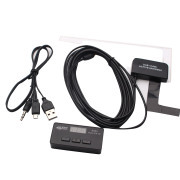 Car European DAB+ Digital Broadcast Receiver AUX No software installation required Car DAB+ receiving box with FM forwarding