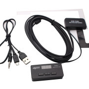Car European DAB+ Digital Broadcast Receiver AUX No software installation required Car DAB+ receiving box with FM forwarding