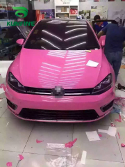 Car Styling Wrap Glossy Pink Car Vinyl film Body Sticker Car Wrap With Air Free Bubble For Vehiche Motorcycle1.52*20M/Roll