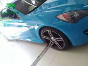 Car Styling Wrap Gossy Light Blue Car Vinyl film Body Sticker Car Wrap With Air Free Bubble For Vehiche Motorcycle1.52*20M/Roll