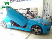 Car Styling Wrap Gossy Light Blue Car Vinyl film Body Sticker Car Wrap With Air Free Bubble For Vehiche Motorcycle1.52*20M/Roll