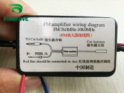 Auto Car Radio FM Antenna Signal Booster For Toyota car FM signal amplifier Amp Amplifier 12V Signal Antenna Enhance