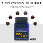 KUNFINE OBD II Vgate Scan ELM327 Bluetooth Car-detector ELM 327 Diagnostic-tool OBD OBD2 scanner auto Adapter Diagnostic Tool