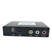 12V-24V Car ASTC Digital TV Receiver Box for North America TV Receiver Full One Seg With one Tuner Antenna