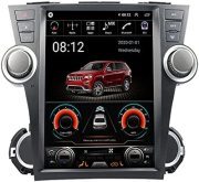 Android car stereo radio for Toyota Highlander 2009-2013 GPS Navigation Head Unit Bluetooth Tesla screen