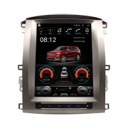 Android car stereo radio for Toyota LC100 2006-2011 GPS Navigation Head Unit Bluetooth Tesla screen