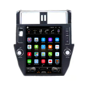 Android car stereo radio for Toyota Prado 2010-2013 GPS Navigation Head Unit Bluetooth Tesla screen