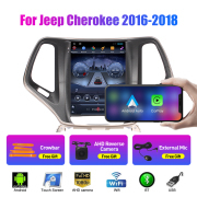 9.7 Inch Tesla Style 2 Din Android Car Radio For Jeep Cherokee 2016-2018 Stereo Car Multimedia Video Player DVD GPS Navigation