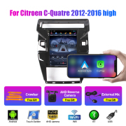 9.7 Inch Tesla Style 2 Din Android Car Radio For Citroen C-Quatre 12-16lowStereo Car Multimedia Video Player DVD GPS Navigation