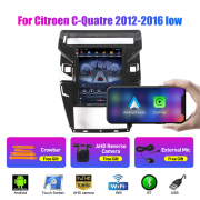 9.7 Inch Tesla Style 2 Din Android Car Radio For Citroen C-Quatre 12-16 low Stereo Car Multimedia Video Player DVD GPS Navigation