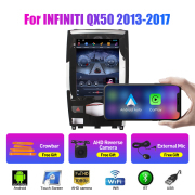 9.7 Inch Tesla Style 2 Din Android Car Radio For INFINITI QX50 2013-2017 Stereo Car Multimedia Video Player DVD GPS Navigation