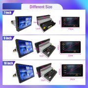1Din Android Car Radio 7/9/10/10.33 Inch Automotive Multimedia GPS Navigation Carplay Android Auto DVD Player Audio Stereo DSP