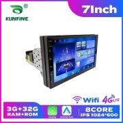 1Din Android Car Radio 7/9/10/10.33 Inch Automotive Multimedia GPS Navigation Carplay Android Auto DVD Player Audio Stereo DSP