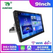 1Din Android Car Radio 7/9/10/10.33 Inch Automotive Multimedia GPS Navigation Carplay Android Auto DVD Player Audio Stereo DSP
