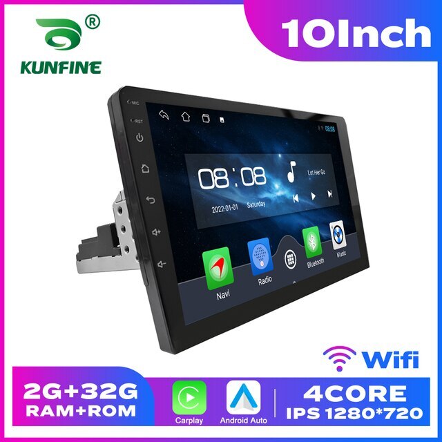 Idoing 7 inch Android 10 Head Unit Car Auto Radio Multimedia DVD Player  1Din Stereo System