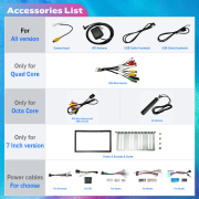 7 inch 2 Din 2.5D universal android car stereo for VW Nissan Hyundai Toyoto GPS Navigation radio multimedia video player