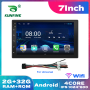 7 inch 2 Din 2.5D universal android car stereo for VW Nissan Hyundai Toyoto GPS Navigation radio multimedia video player