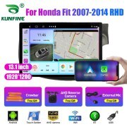 13.1 inch Car Radio For Honda Fit 2007-2014 RHD Car DVD GPS Navigation Stereo Carplay 2 Din Central Multimedia Android Auto