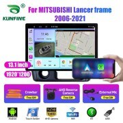 13.1 inch Car Radio For MITSUBISHI Lancer 2006-2021 Car DVD GPS Navigation Stereo Carplay 2 Din Central Multimedia Android Auto