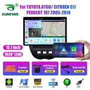 13.1 inch Car Radio For TOYOTA AYGO CITROEN C1 Car DVD GPS Navigation Stereo Carplay 2 Din Central Multimedia Android Auto