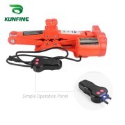 KUNFINE Portable 12V Car Jack 3Ton Electric Jack Auto Lift Scissor Jack Lifting Machinisms Lift Jack Muti Function
