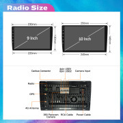 7/9/10/10.33/13.1 Inch Smart System For Car Radio 2 Din Android Navigation Central Multimedia Android Auto Carplay Audio DVD Player