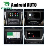 KUNFINE Wireless Wire Apple CarPlay Dongle for Android Car stereo Unit USB Carplay Stick with Android AUTO
