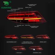 Pair Of Car Tail Light Assembly For Volkswagen VW Golf 7 mk7 Golf 7.5 mk7.5 2013 2014 - 2020 LED Brake Flowing Water Flicker