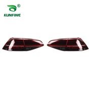Pair Of Car Tail Light Assembly For Volkswagen VW Golf 7 mk7 Golf 7.5 mk7.5 2013 2014 - 2020 LED Brake Flowing Water Flicker