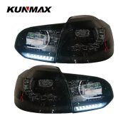 Pair Of Car Tail Light Assembly For VW golf6 mk6 R20 2008-2013 Flowing Water Flicker Turning Signal Light golf 6 taillight lamp