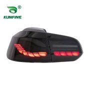 2021 Pair Of Car Tail Light Assembly For VW golf6 mk6 R20 2008-2013 Flowing Water Flicker Turning Signal Light golf 6 taillight