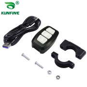 Car Wireless BT Button Remote Controller Auto Universal Motorcycle Handlebar Smart Button For Phone Answer Calls & Control Music